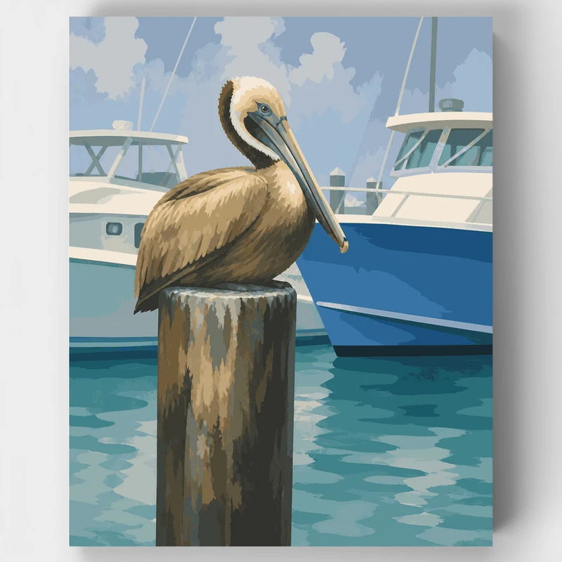 Marina Pelican Watch - Paint by Numbers Kit