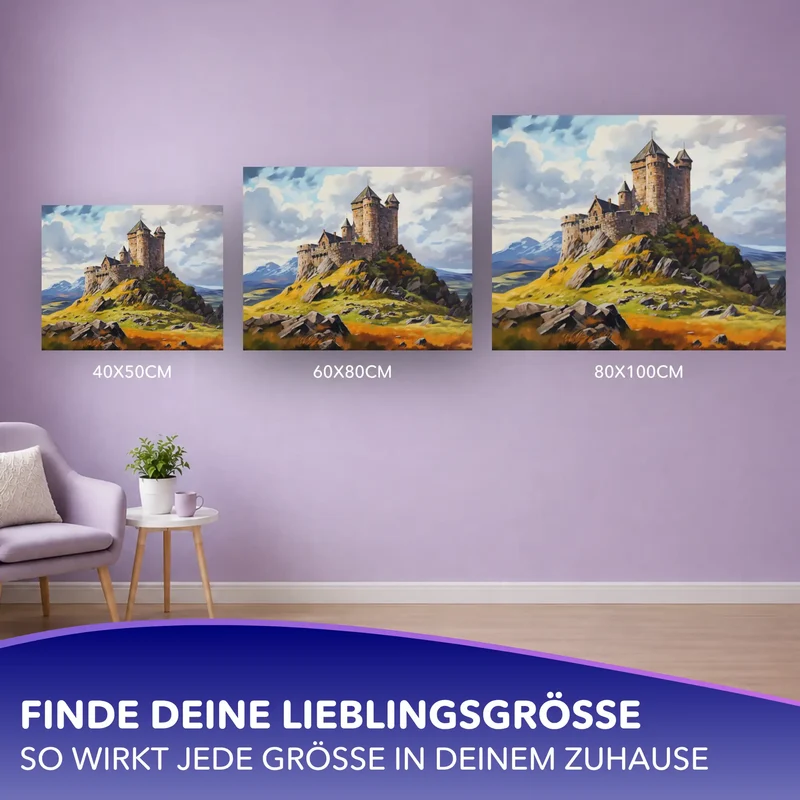 Malen nach Zahlen - Wächter der Berge