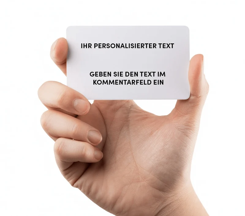 Personalisierte Karte zur Bestellung