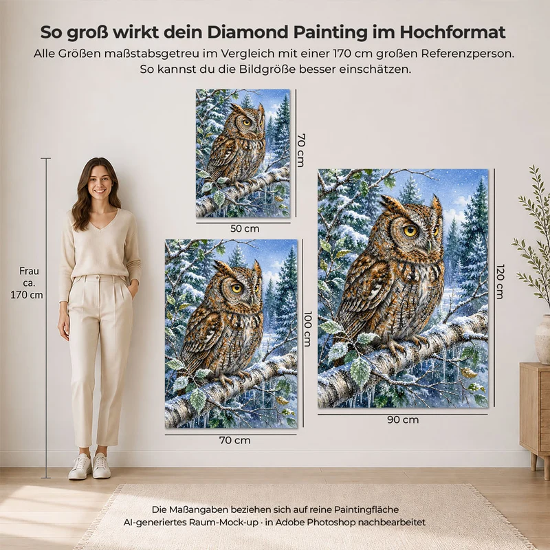 5D Diamond Painting – Aurelias Winterwacht