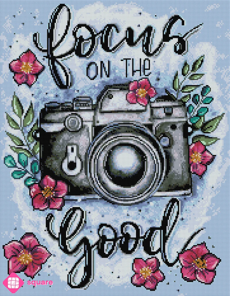 Diamond Painting - PaperboatArts - Focus on the good