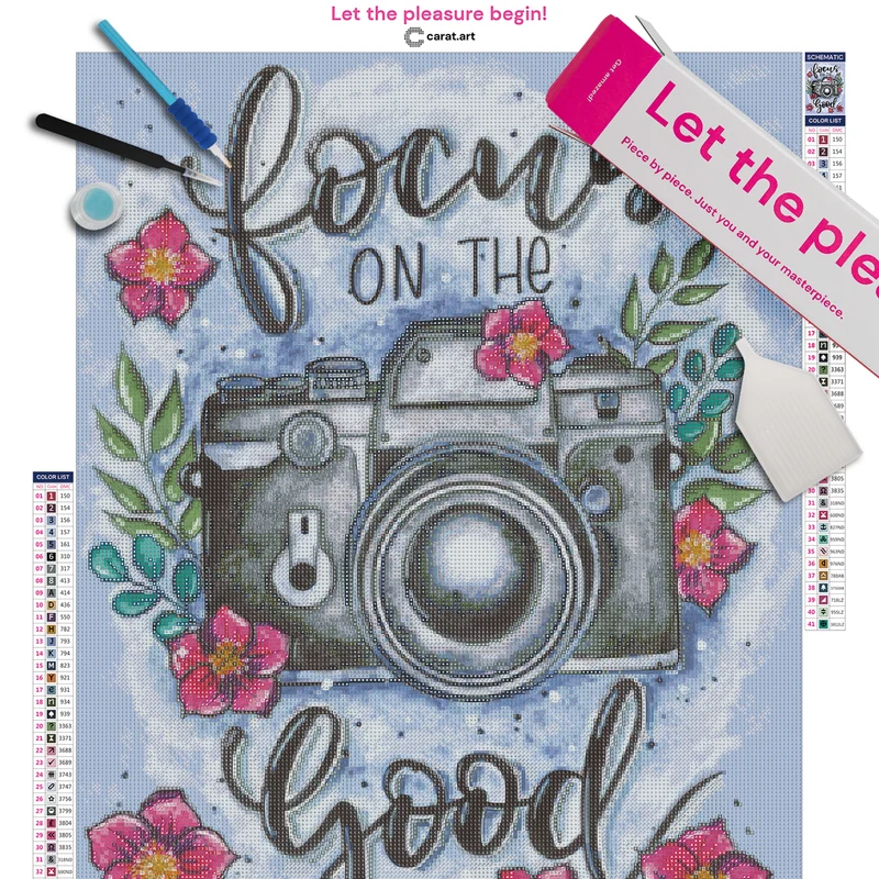 Diamond Painting - PaperboatArts - Focus on the good