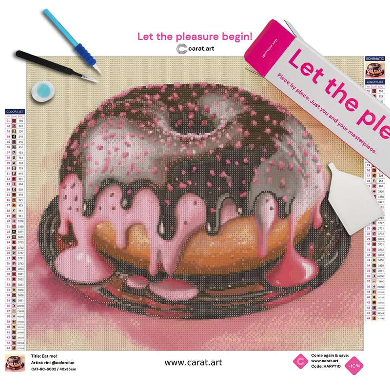 Diamond Painting - rini @colorclue - Eat me!