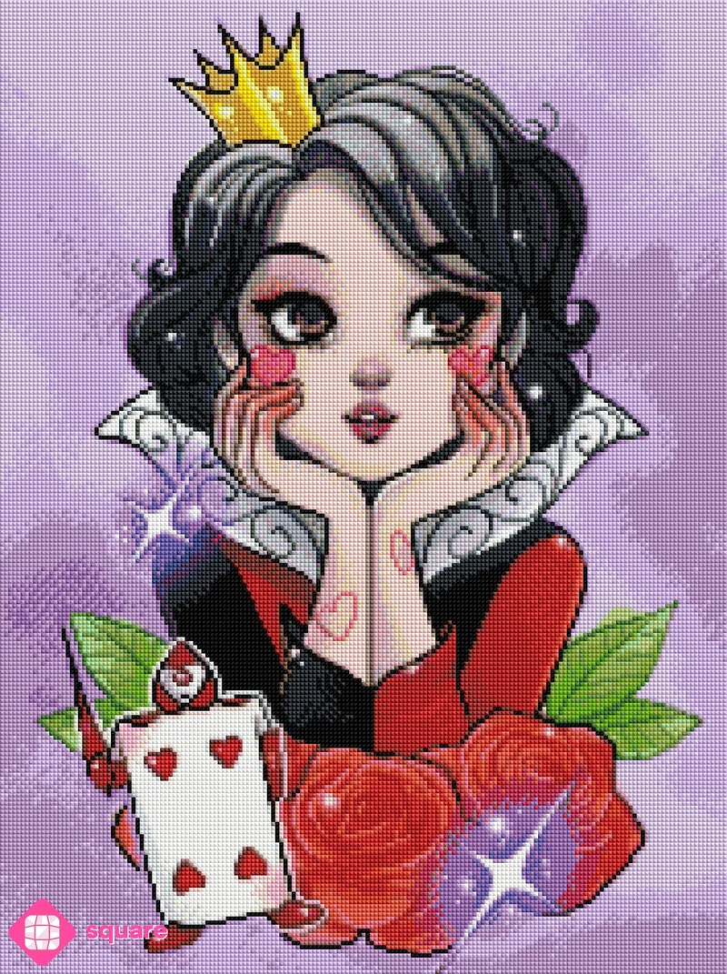Diamond Painting - Feeble Ink - Queen of Hearts