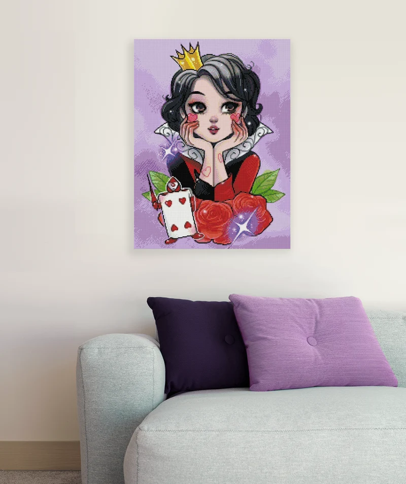 Diamond Painting - Feeble Ink - Queen of Hearts