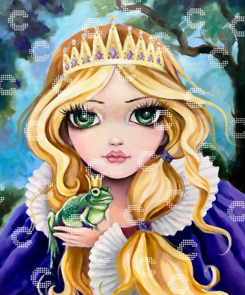 Diamond Painting - Denise Ferragamo - Kiss the frog!