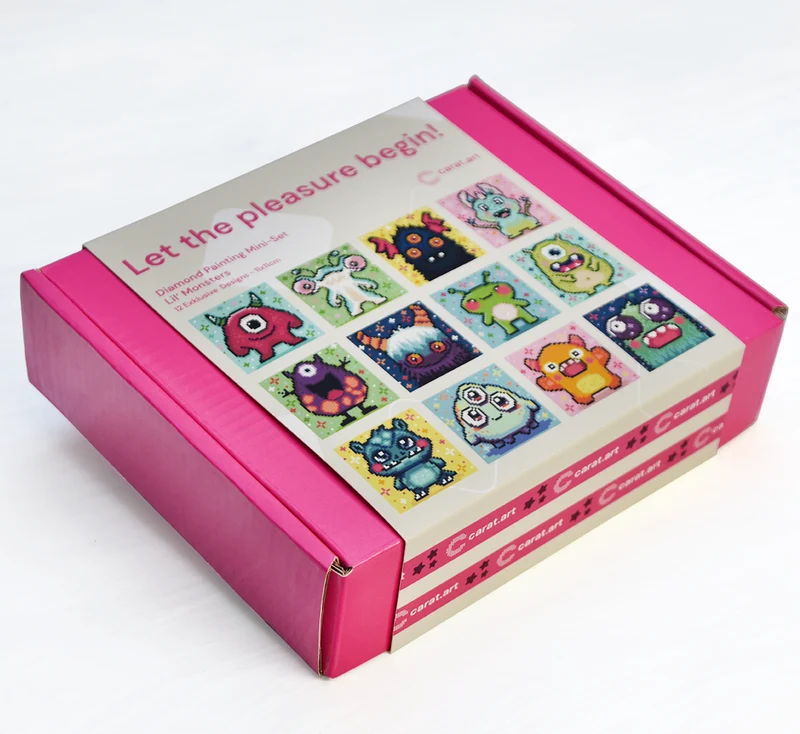 Diamond Painting - Carat Art Design - Mini Set Lil' Monsters
