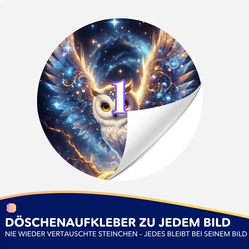 Döschenaufkleber - Wenn die Nacht dich sieht