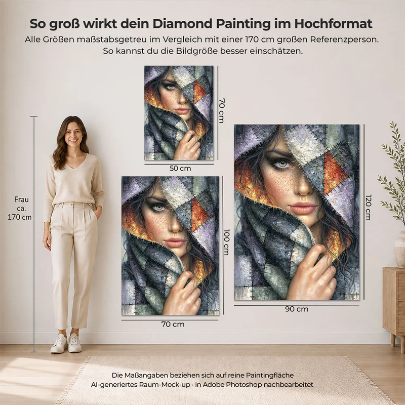 5D Diamond Painting – Verborgene Seele