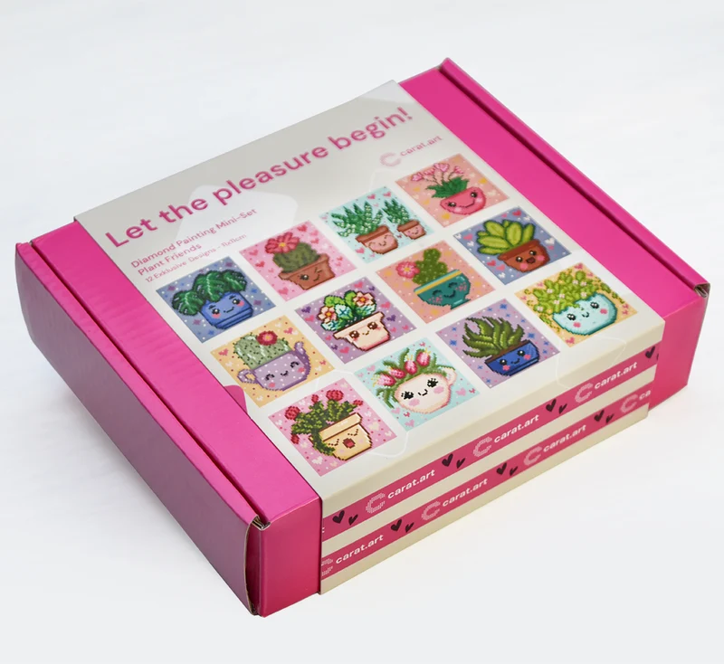 Diamond Painting - Carat Art Design - Mini Set Plant friends
