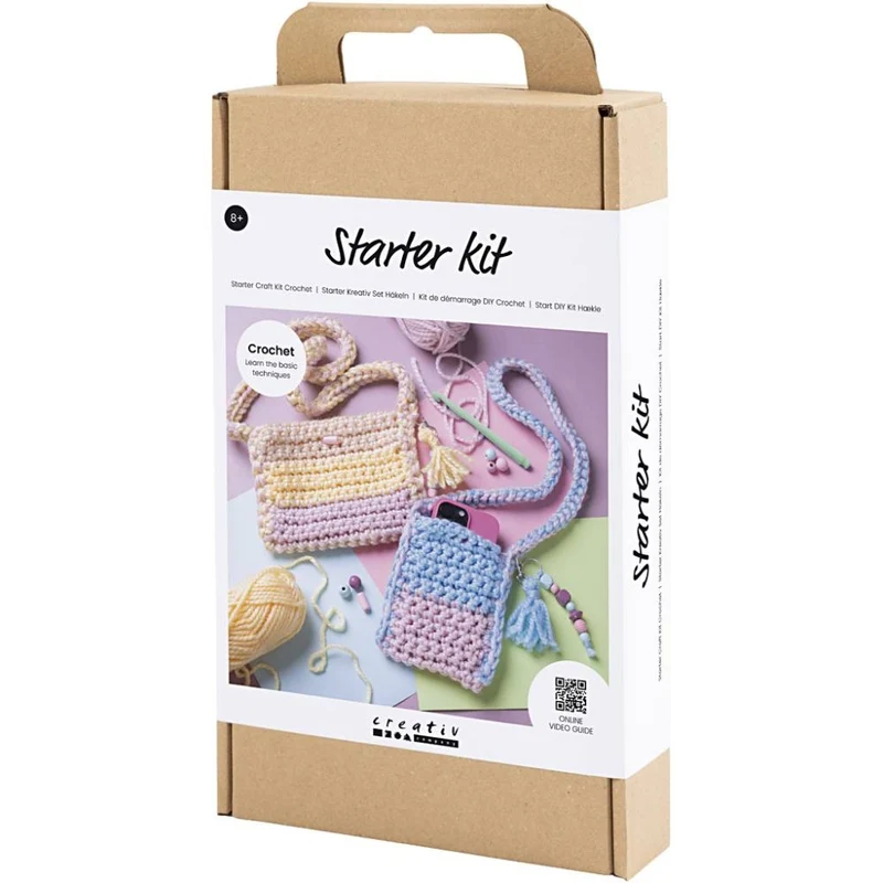 Starter Kreativ Set Häkeln – Stylische Taschen selber häkeln