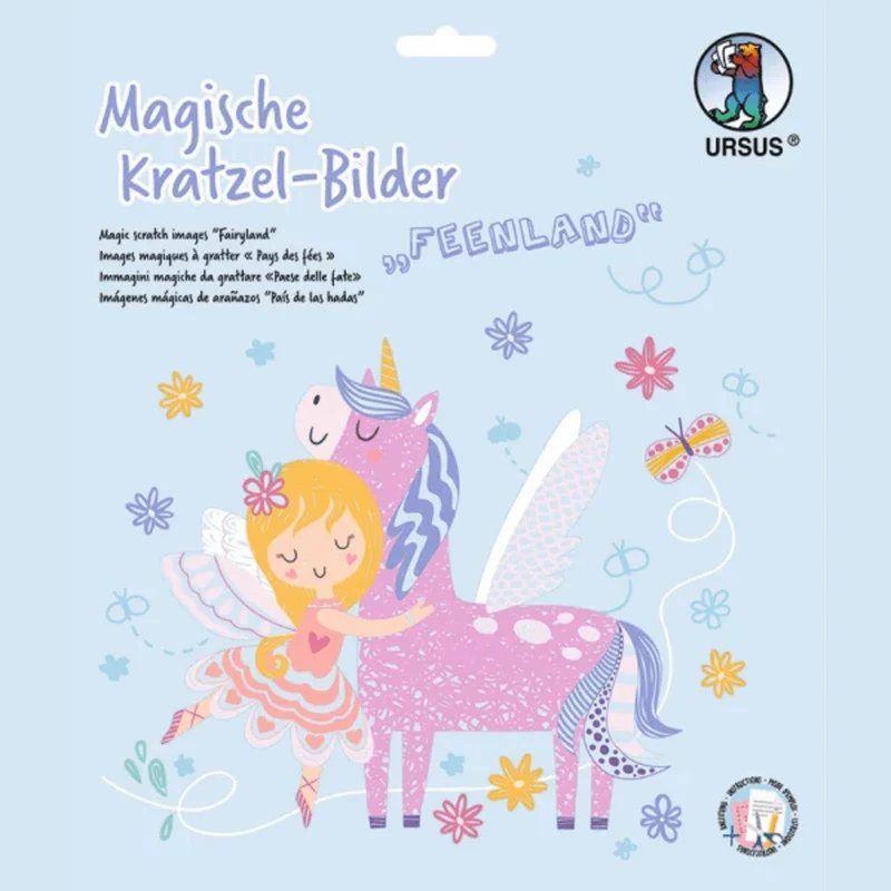 Magische Kratzel-Bilder "Feenland"