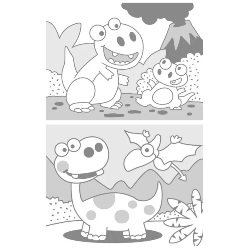 Ursus Sandbilder - Dinosaurier