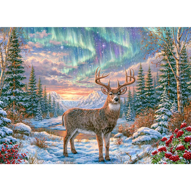 5D Diamond Painting – Wächter des Nordlichts