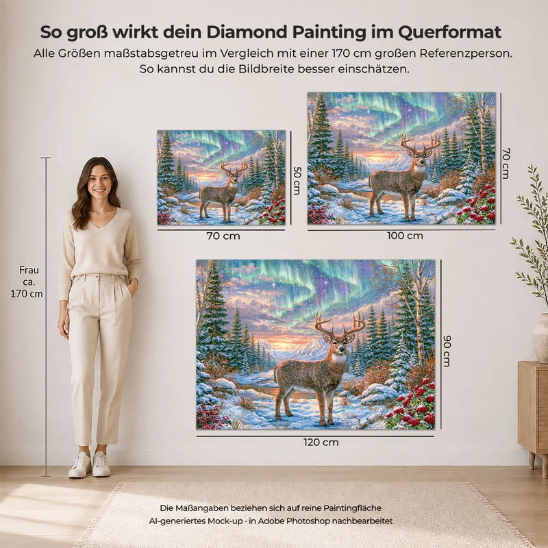 5D Diamond Painting – Wächter des Nordlichts