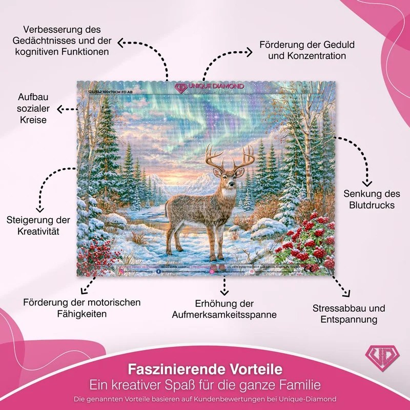 5D Diamond Painting – Wächter des Nordlichts