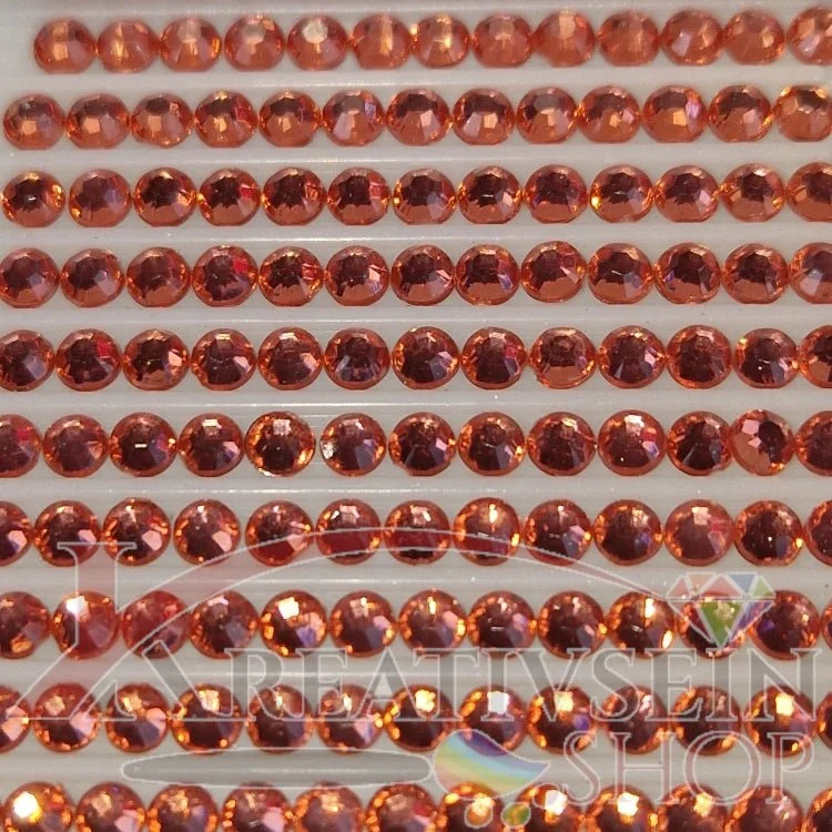 DMC 3712 Salmon MED - rund Steine - Strass - Diamond Painting
