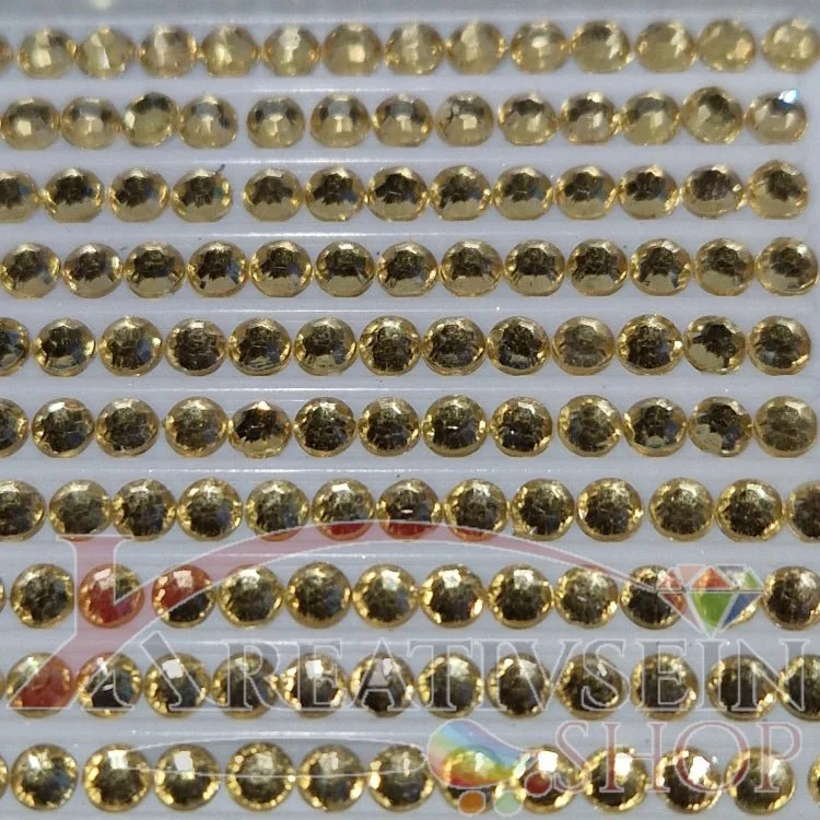 DMC 3046 Yellow Beige MED - rund Steine - Strass - Diamond Painting