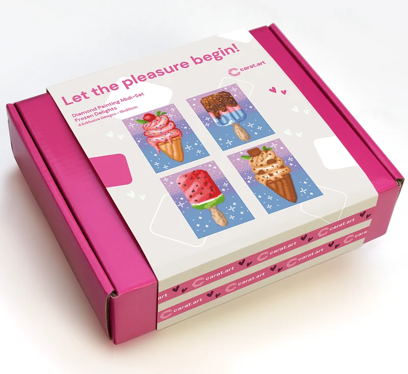 Diamond Painting - Carat Art Design - Midi Set Frozen Delights