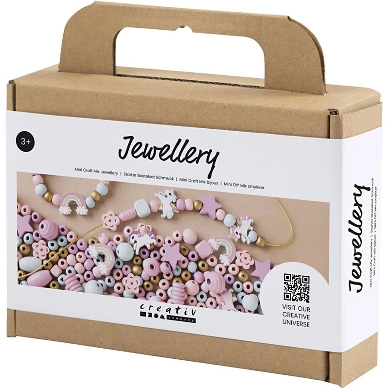 Mini Kreativ Mix Schmuck – Pastellfarbene Armbänder selber machen