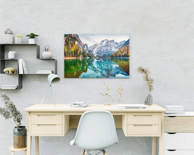 Malen nach Zahlen Landschaft mit Bach