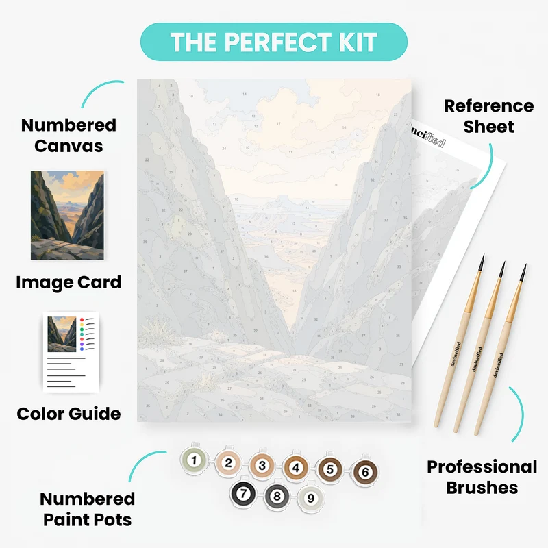 The Window at Big Bend - Paint by Numbers Kit