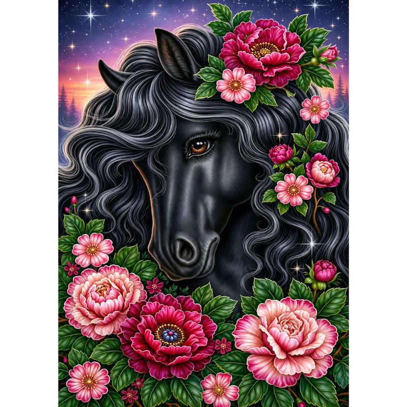 5D Diamond Painting – Valentina im Rosenglühen
