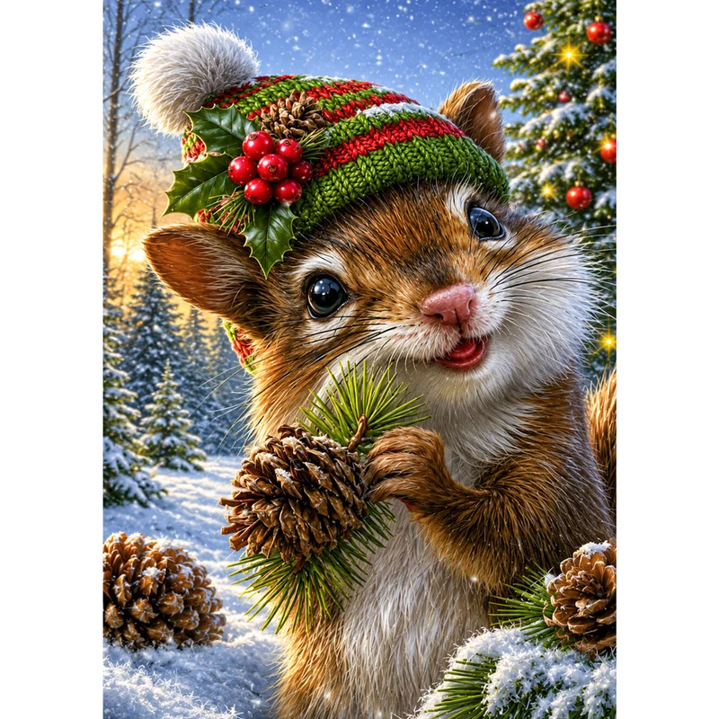5D Diamond Painting – Finjas Weihnachtszauber