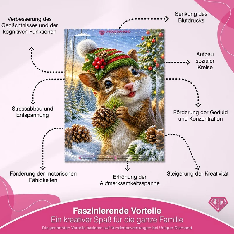 5D Diamond Painting – Finjas Weihnachtszauber