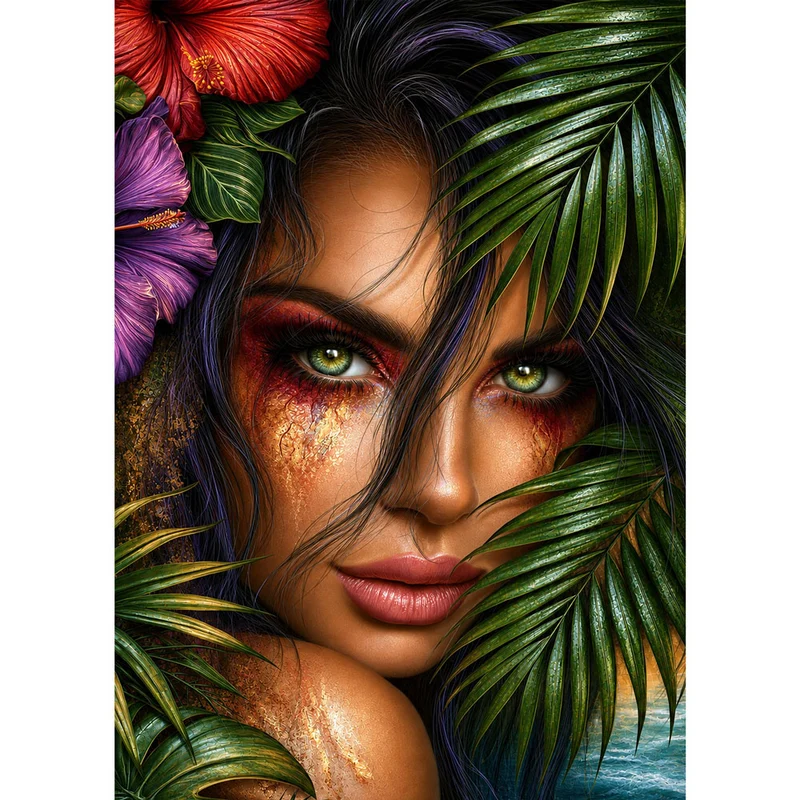 5D Diamond Painting – Dschungelprinzessin Amara