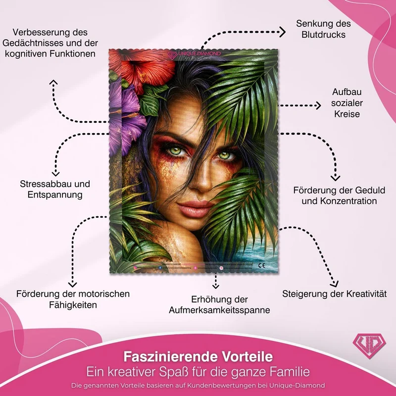 5D Diamond Painting – Dschungelprinzessin Amara