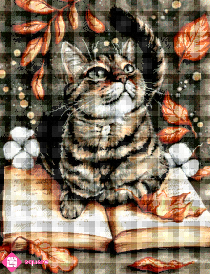 Diamond Painting - anyta.kulyk - Autumn Cat