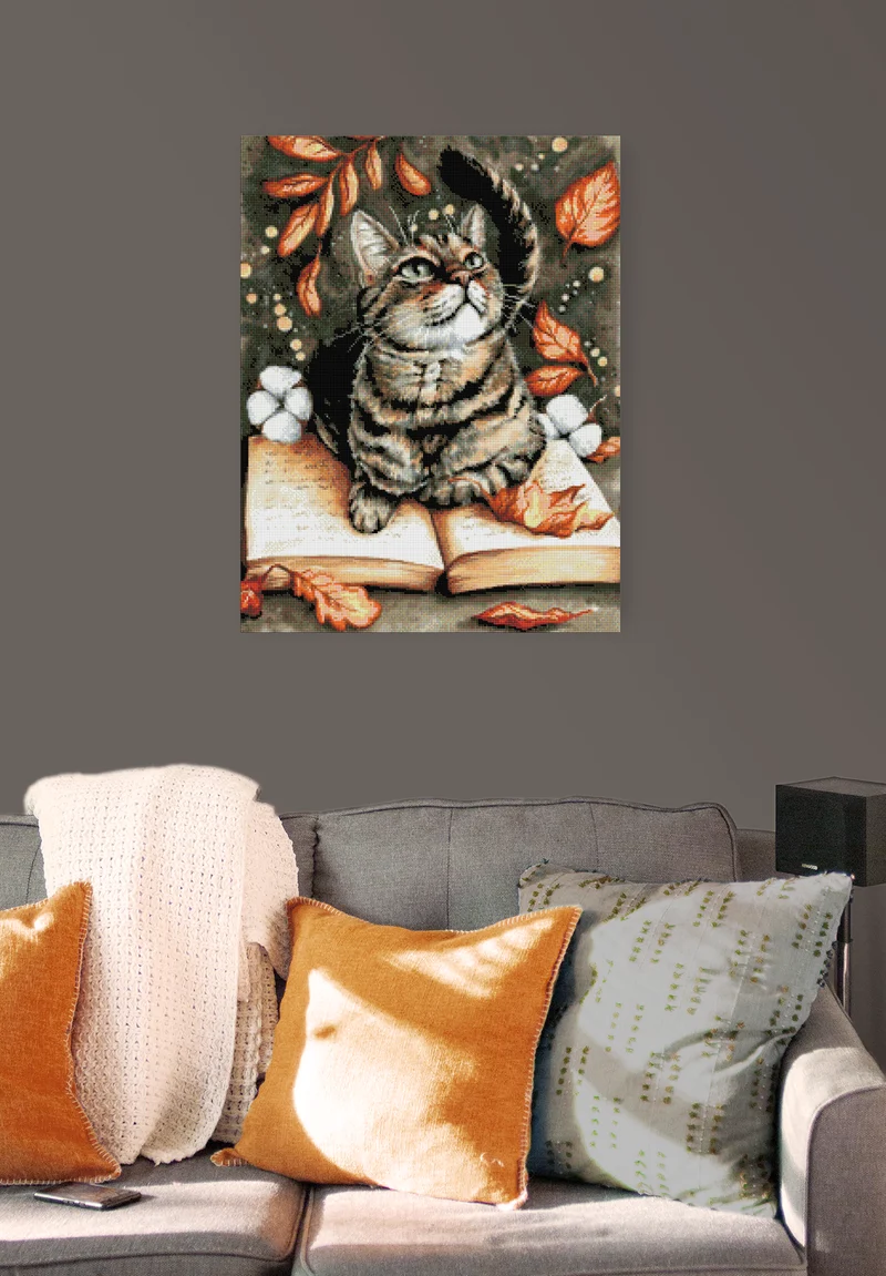 Diamond Painting - anyta.kulyk - Autumn Cat