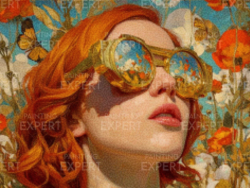 Diamond Painting Blumensymphonie