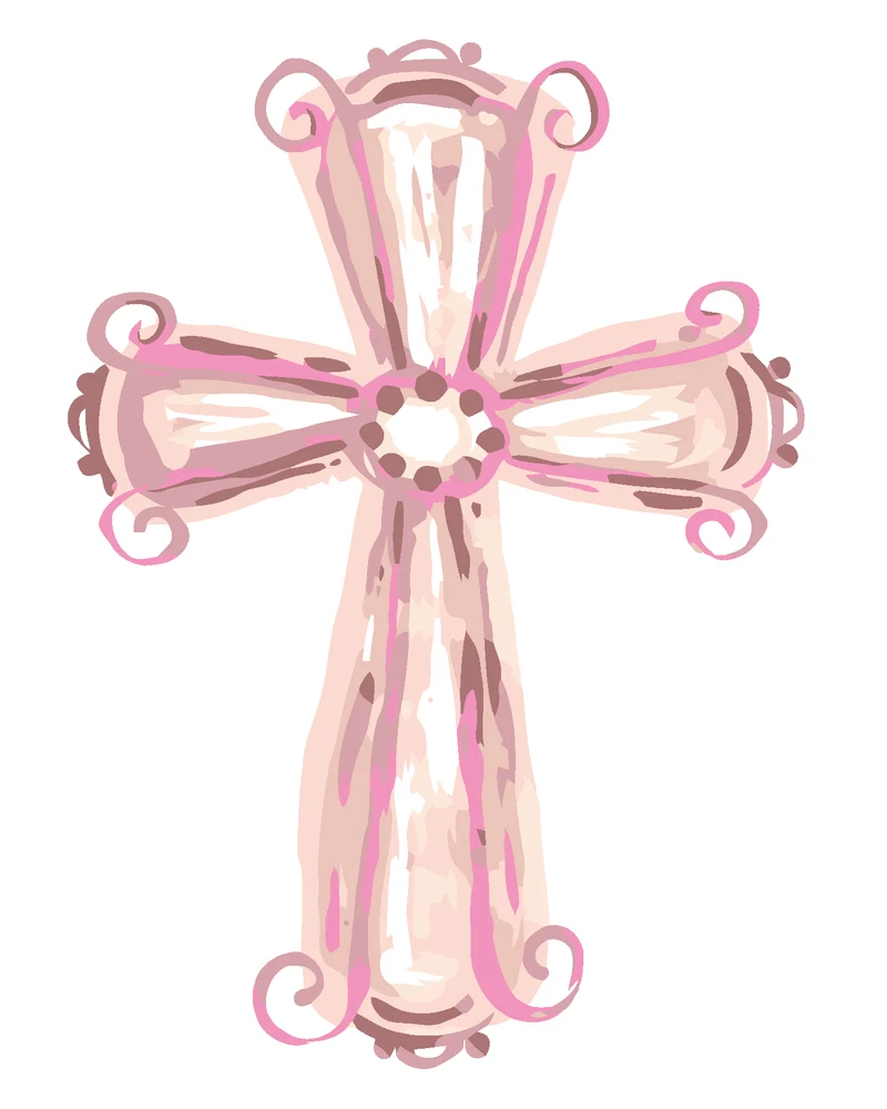 Diamond painting - ROSA KREUZ (HALEY BUSH)