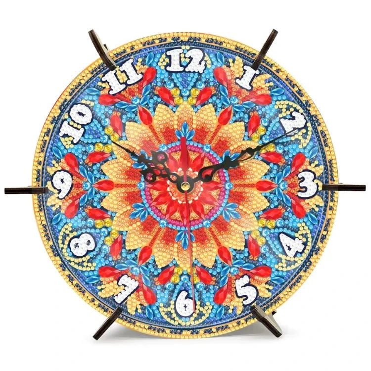 Uhr Mandala 1 - Diamond Painting