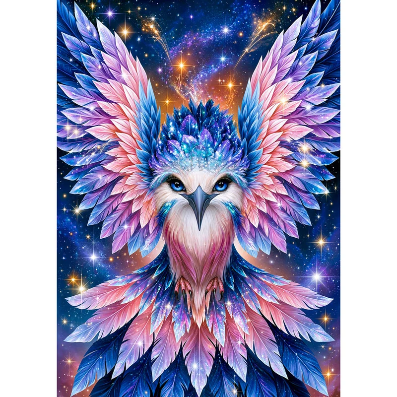 5D Diamond Painting – Himmlischer Federphönix