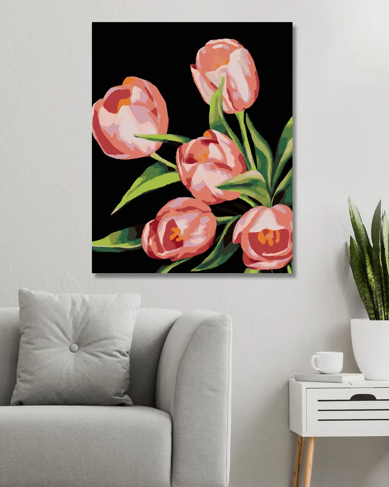 Diamond painting - ROSA TULPEN (MYROSLAVA VOLOSCHUK)
