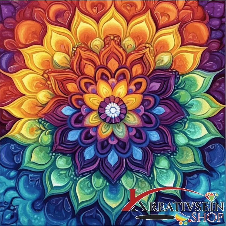 Mandala 5 - Malen nach Zahlen