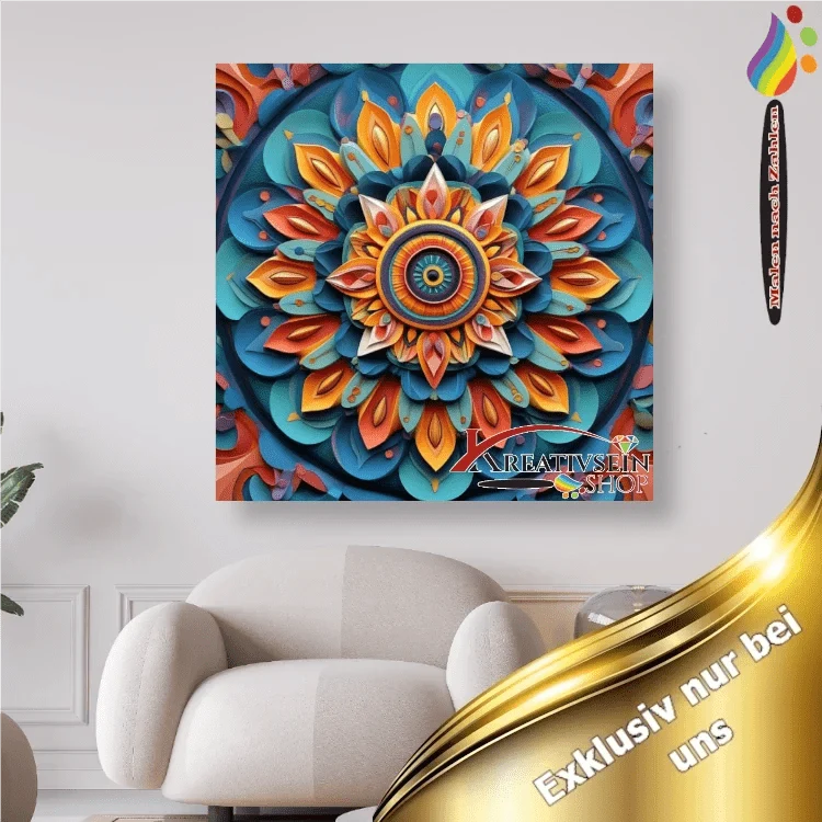 Mandala 4 - Malen nach Zahlen