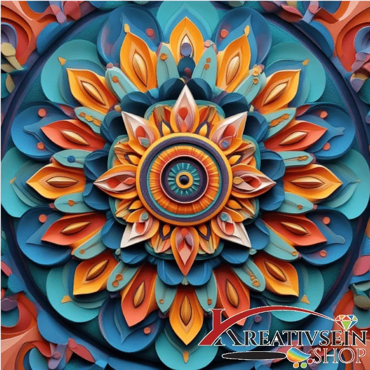 Mandala 4 - Malen nach Zahlen