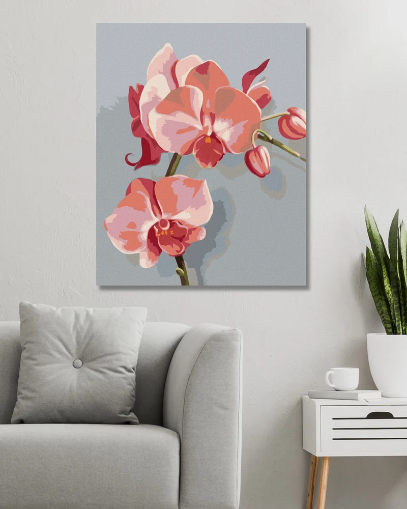 Diamond painting - ROSA ORCHIDEE (MYROSLAVA VOLOSCHUK)