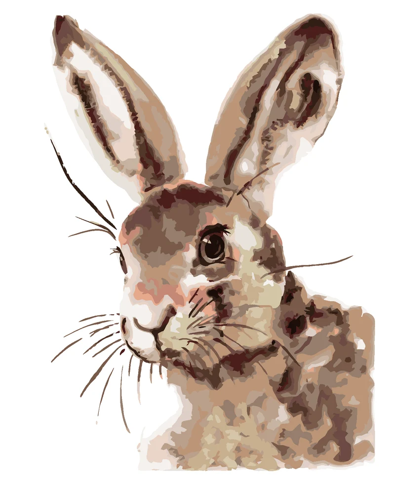 Diamond painting - NIEDLICHES KANINCHEN