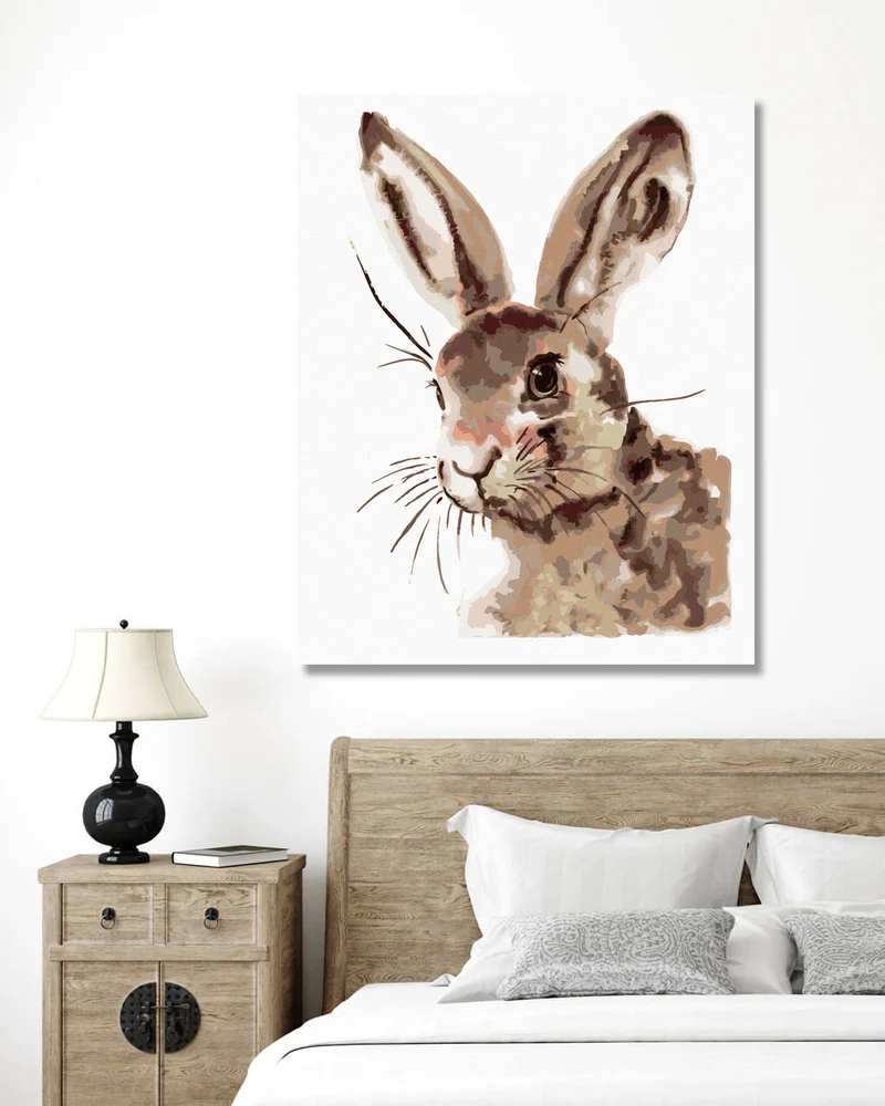 Diamond painting - NIEDLICHES KANINCHEN