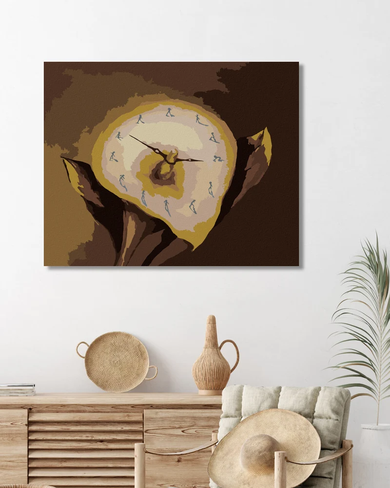 Diamond painting - GESCHMOLZENE UHR