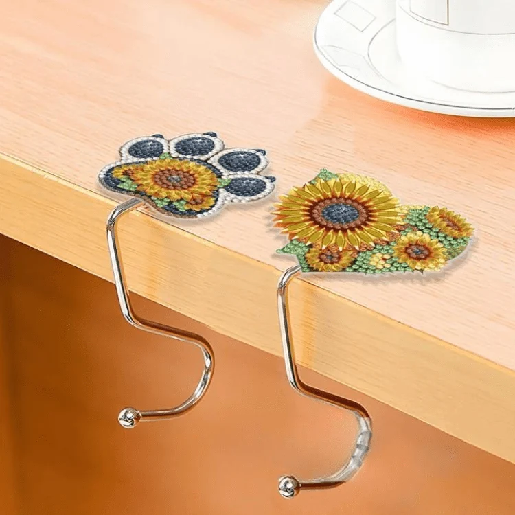 2 x Tischanhänger Sonnenblume - Diamond Painting