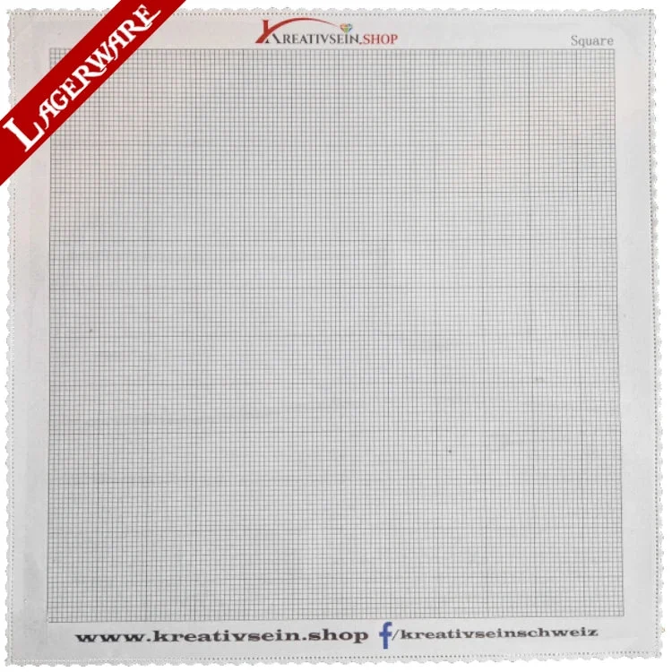 Blanko Leinwand für eckige oder runde Steine LA - Diamond Painting