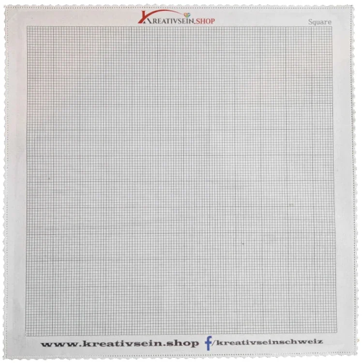 Blanko Leinwand für eckige oder runde Steine - Diamond Painting