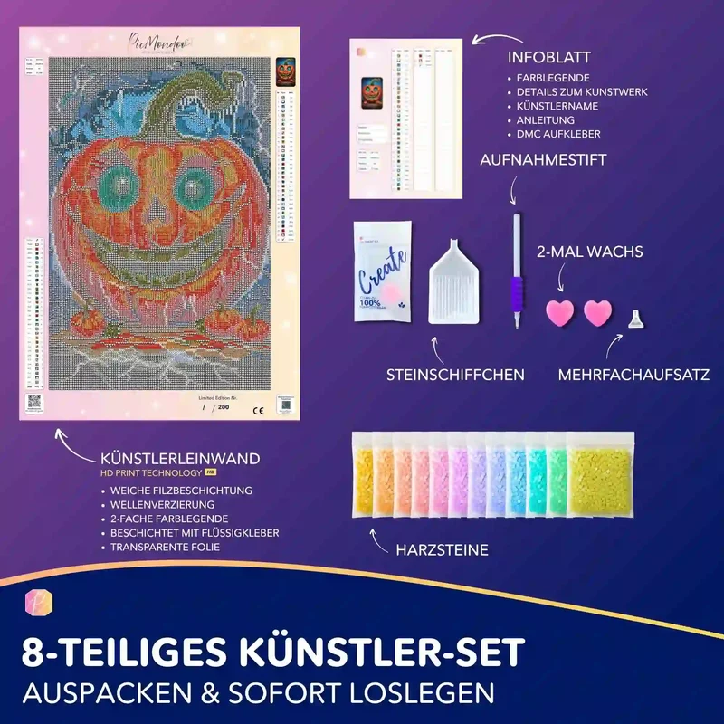 Diamond Painting - Lächeln mit Nebenwirkungen "Limited Edition"