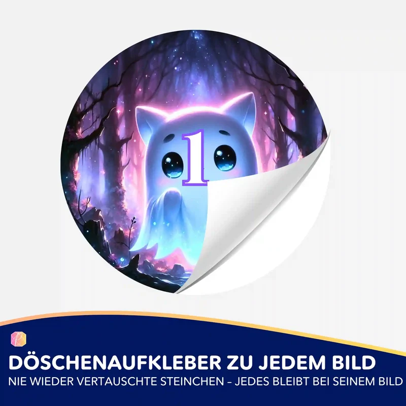 Döschenaufkleber - Glowy